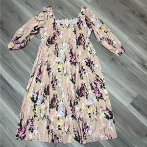 Floral Long Sleeve Dress